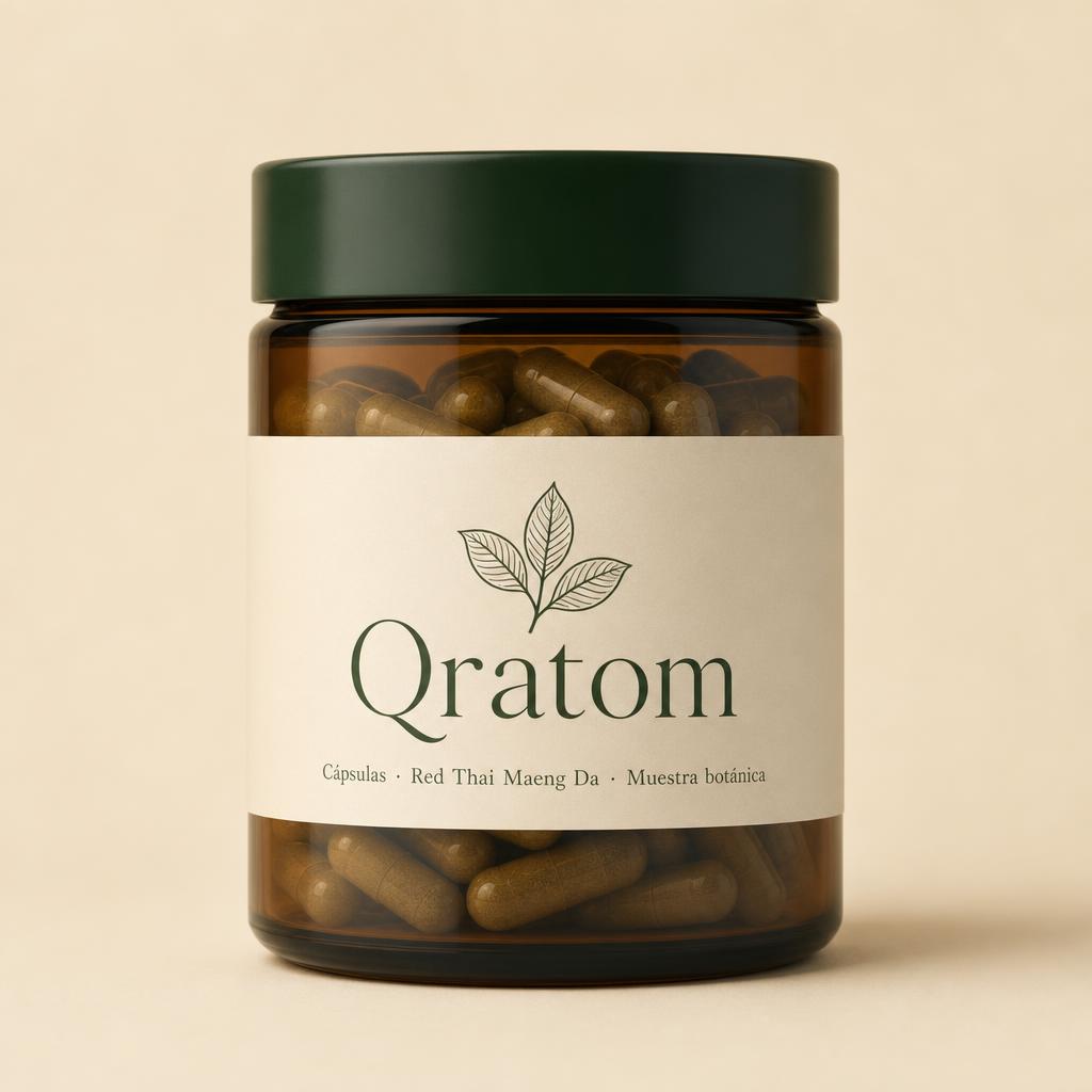 Saviala Red Thai Maeng Da kratom capsules jar